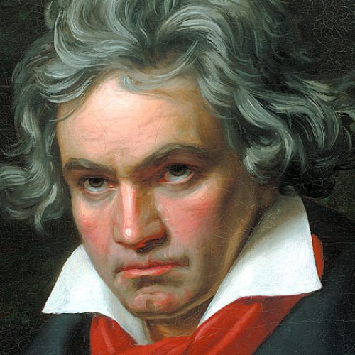 Stieler, Joseph Karl: Beethoven mit der Missa solemnis Ölgemälde, 1819